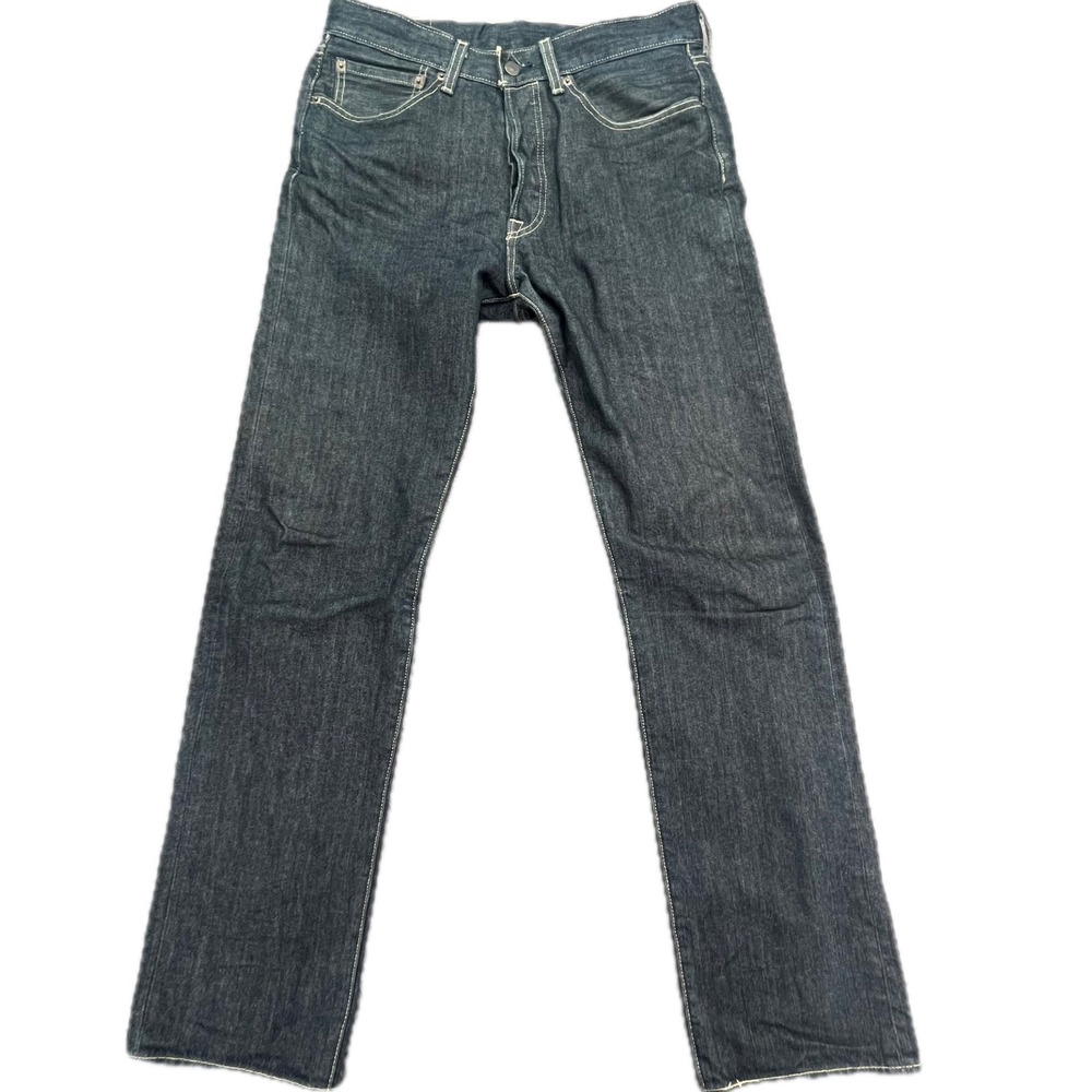 Levi Strauss Co 501 Jeans‎ Mens W32 L32 Dark Wash Straight Leg Denim Pants